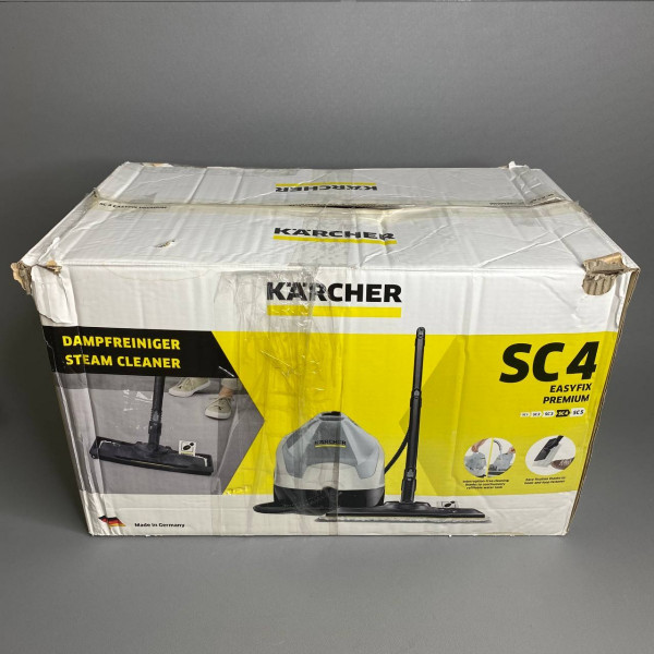 Пароочиститель KARCHER SC 4 EasyFix Premium, белый/черный