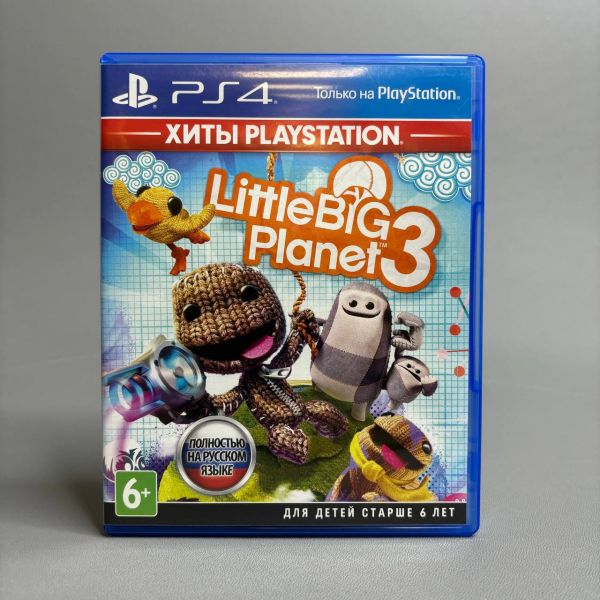 Игра LittleBigPlanet 3 (Хиты PlayStation) (PS4, русская версия)