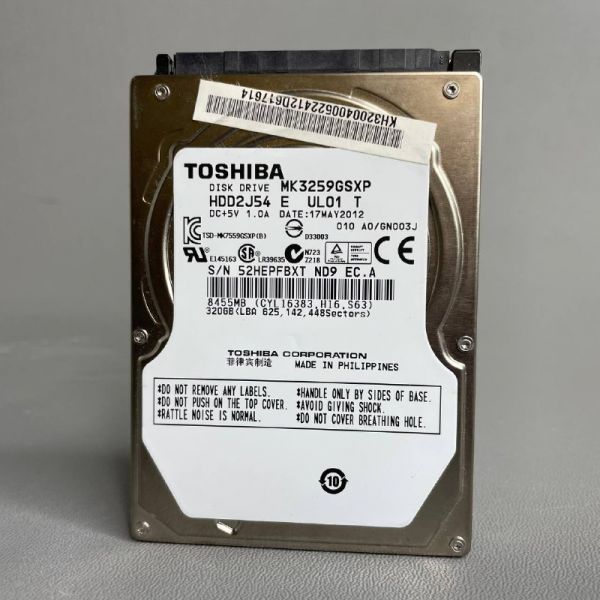 Жесткий диск Toshiba MK3259GSXP 320Gb 5400 SATAII 2,5