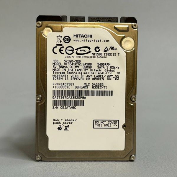 Жесткий диск HGST 320 ГБ HTS543232L9A300 (A6C)