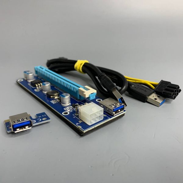 Райзер-адаптер PCI-E на PCI-E 16x c USB 3.0 и 6 PIN питанием (PCE164P-N07)