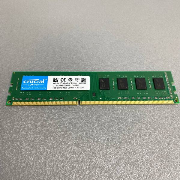 Оперативная память Crucial 4 ГБ DDR3 1600 МГц DIMM CL11 CT51264BD160BJ.C8FPD