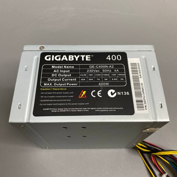Блок питания GIGABYTE GE-C400N-A2 400W