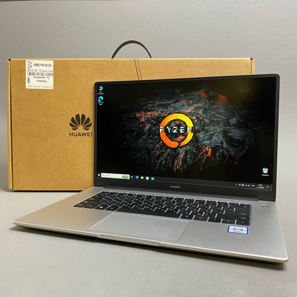 15.6'' FHD IPS Ноутбук Huawei MateBook D 15 BoM-WFP9 (53013SPN), win 10, серебристый