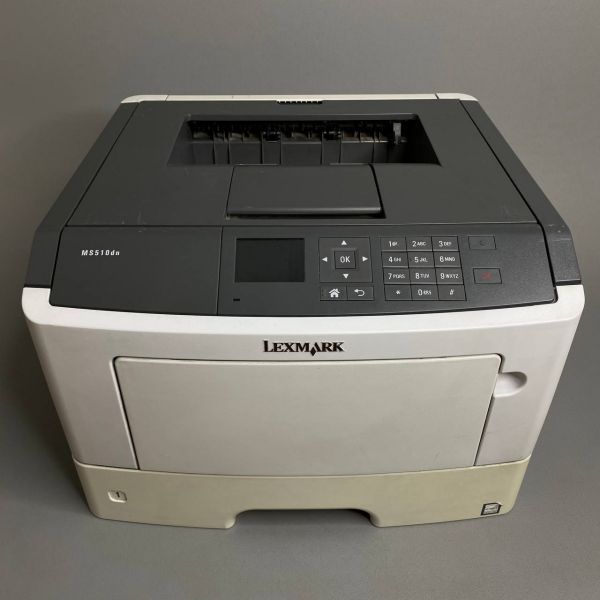 Принтер лазерный Lexmark MS510dn, ч/б, A4, белый/серый