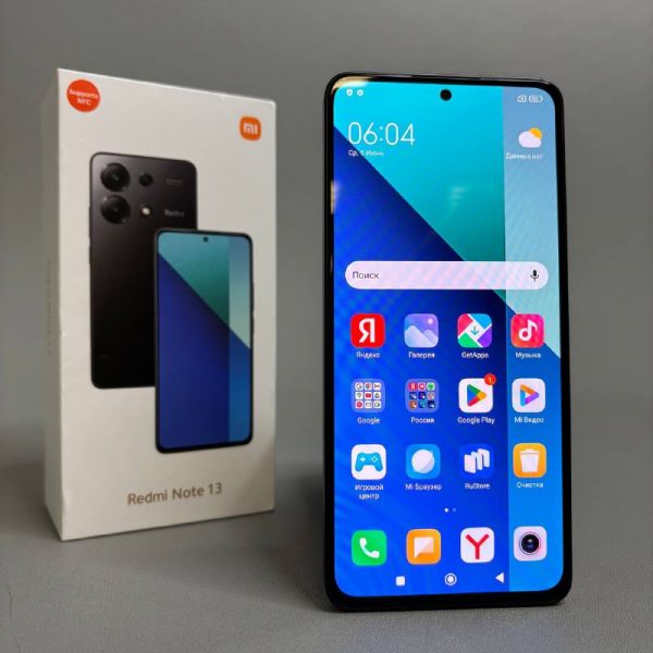 Смартфон Xiaomi Redmi Note 13 4G 8/128 ГБ, Dual nano SIM, черный