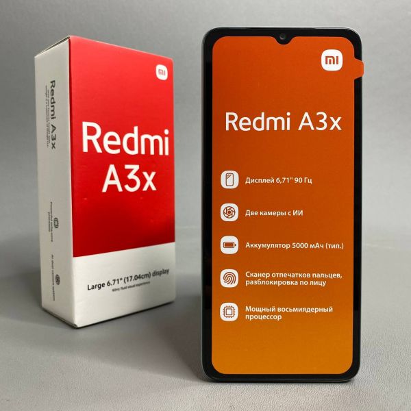 Смартфон Xiaomi Redmi A3x 3/64 ГБ, 2 nano SIM, Aurora Green