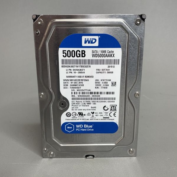 Жесткий диск Western Digital WD Blue 500 ГБ WD5000AAKX