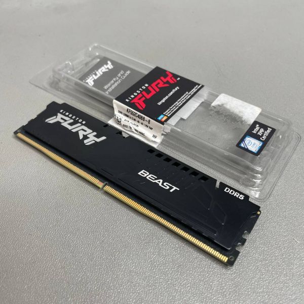 Оперативная память Kingston DDR5 8Gb 5200MHz FURY Beast Black (KF552C40BB-8)