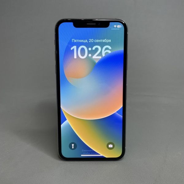 Смартфон Apple iPhone X 64 ГБ, 1 SIM, серебристый