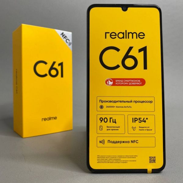 Смартфон realme C61 8/128 ГБ RU, Dual nano SIM, темно-зеленый