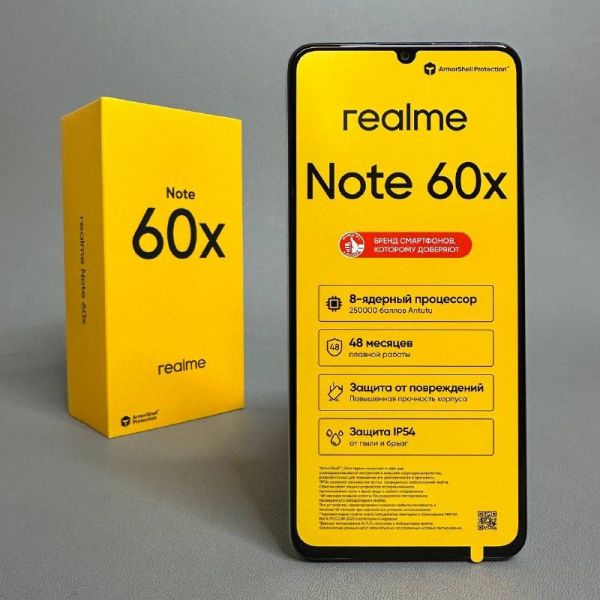 Смартфон realme Note 60x 3/64GB Зеленый