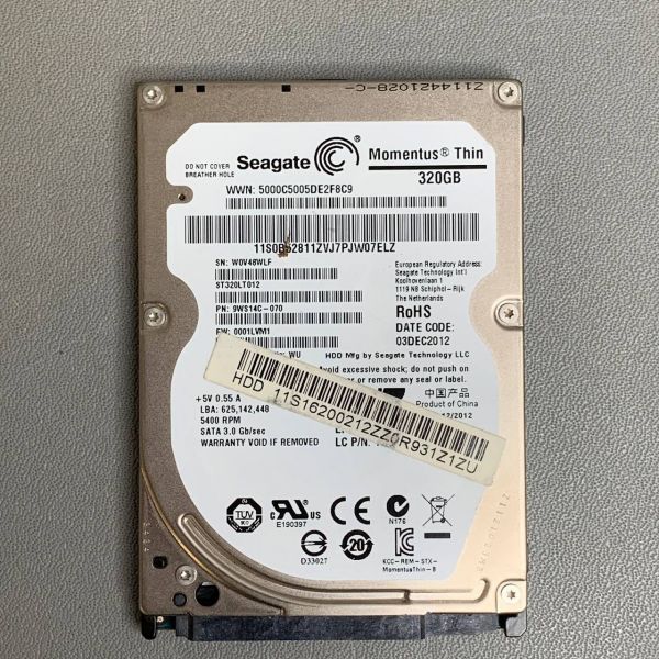Жесткий диск Seagate Momentus 320 ГБ ST320LT012