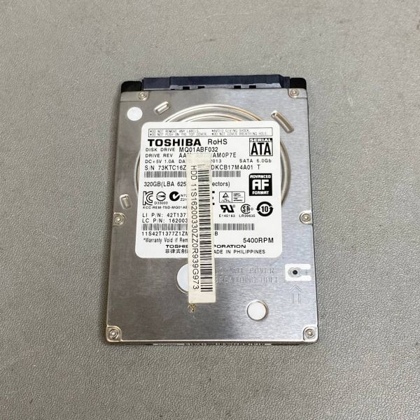 Жесткий диск Toshiba 320 ГБ MQ01ABF032