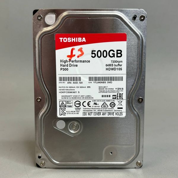 Жесткий диск Toshiba 500 ГБ HDWD105UZSVA