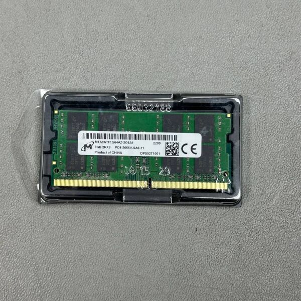 Оперативная память Micron 8 ГБ DDR4 2666 МГц SODIMM CL17 MTA8ATF1G64AZ-2G6A1