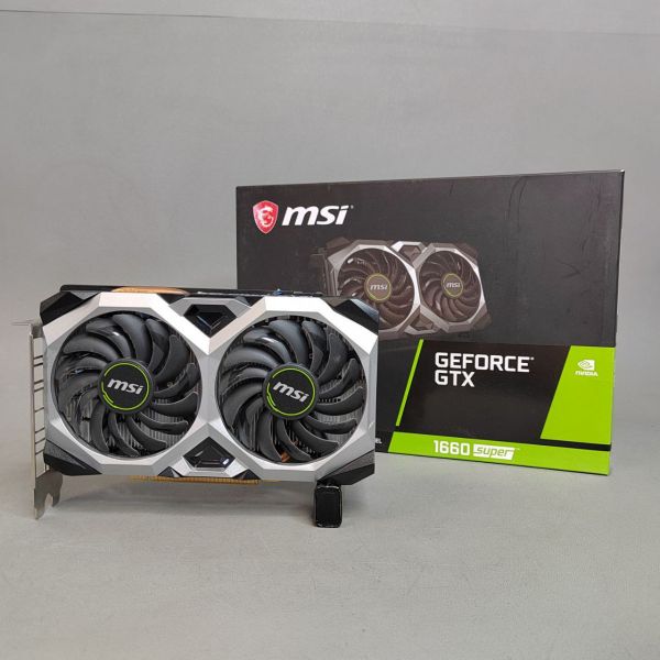 Видеокарта MSI NVIDIA GeForce GTX 1660 SUPER VENTUS XS OC 6ГБ, GDDR6 Ret