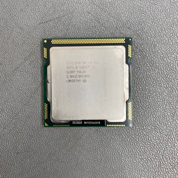 Процессор Intel Core i5 760 сокет 1156 4 ядра до 3,33 ГГц 95 Вт OEM
