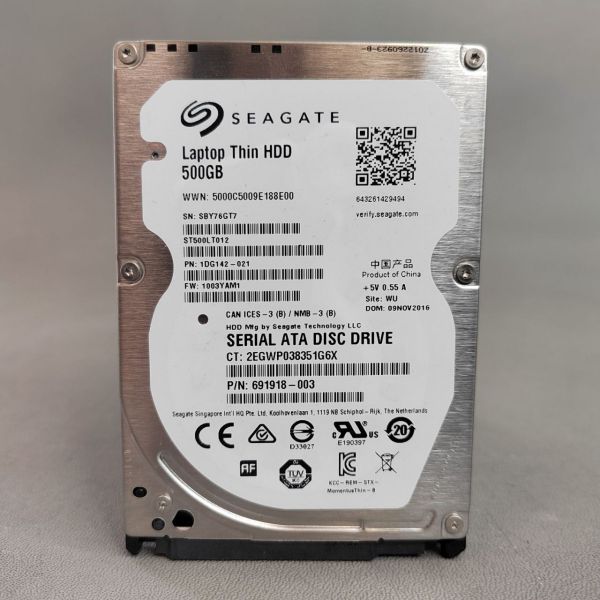 Жесткий диск Seagate Momentus 500 ГБ ST500LT012