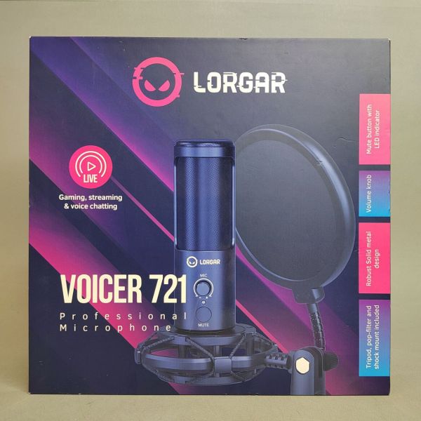 Игровой микрофон для компьютера Lorgar Voicer 721 (LRG-CMT721)