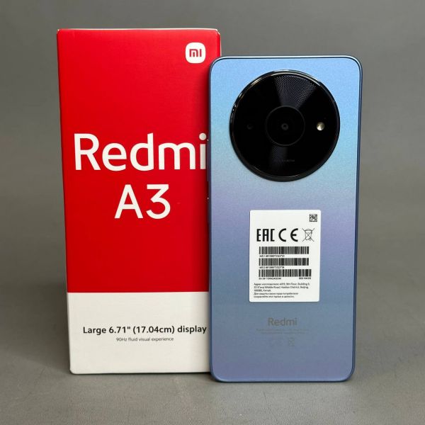 Смартфон Xiaomi Redmi A3 3/64 ГБ RU, 2 nano SIM, Star Blue