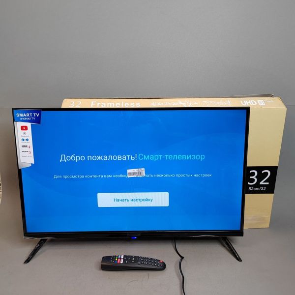 32'' Smart Телевизор 32q70 с голосовым управлением черный 